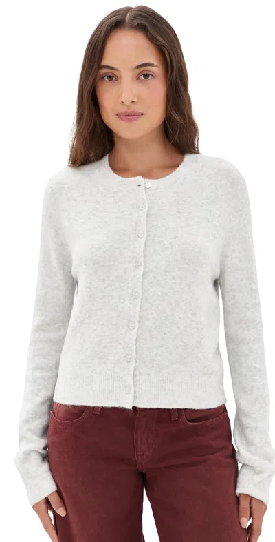 Z Supply Medina Cardigan Feather Grey In Gray