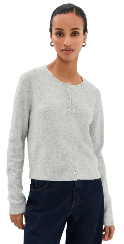 Z Supply Medina Cardigan Light Heather Grey In Gray