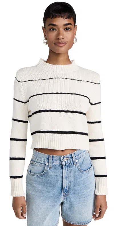 Z Supply Milan Stripe Sweater Natural