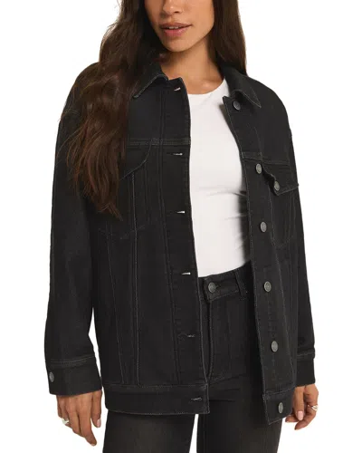 Z Supply Miles Denim Jacket In Black