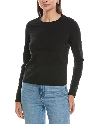 Z Supply Modern Slub Ls T-shirt In Black