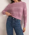 Z SUPPLY MONTALVO CREWNECK SWEATER IN DUSTY ORCHID