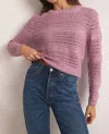 Z Supply Open Yarn Sweater In Pink In Pink