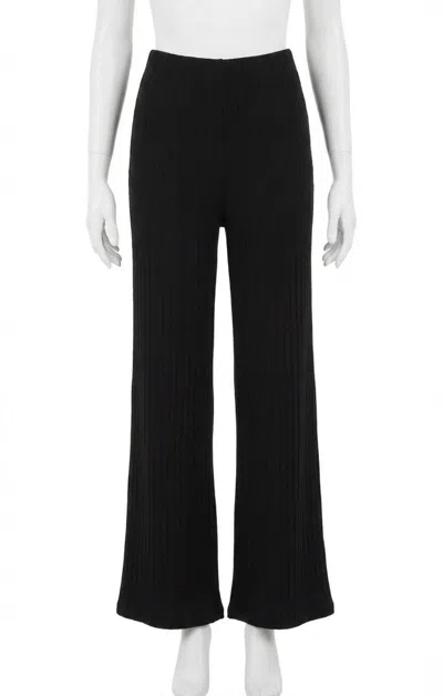 Z Supply Monte Rib Pants In Black