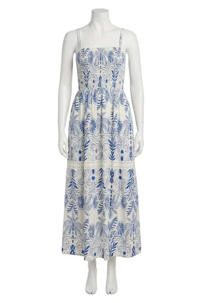 Z Supply Nadine Palm Maxi Dress In Nautical In Multi