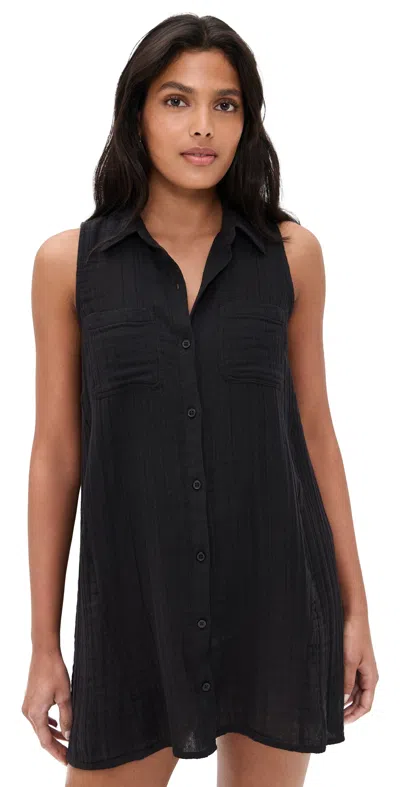 Z Supply New Light Mini Dress Black