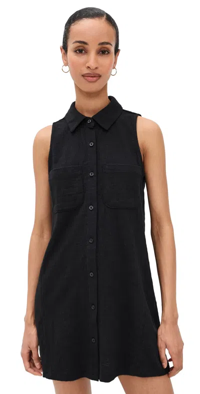 Z Supply New Light Textured Dress Black