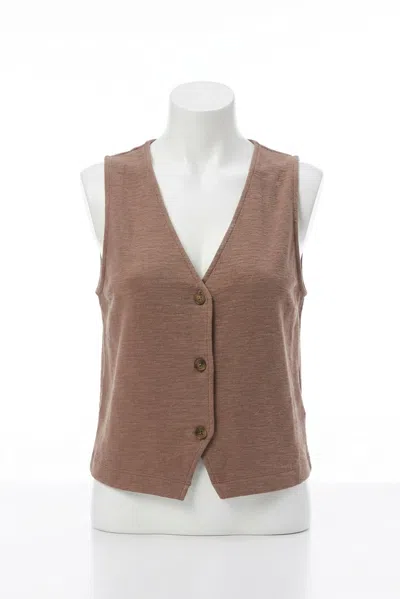 Z Supply Noelle Textured Tank Top In Milk Shake In Brown