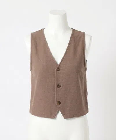 Z Supply Noelle Textured Tank Top In Milkshake In Brown
