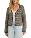 Z Supply Noemi Herringbone Cardigan In Multi