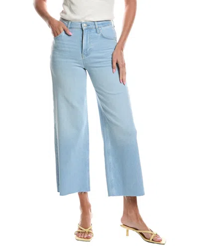 Z Supply Nova Crop High-rise Wide Leg Jean In Blue