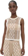 Z Supply Oasis Crochet Top Natural In Natural