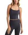 Z Supply Oasis Heathered Top In Blue