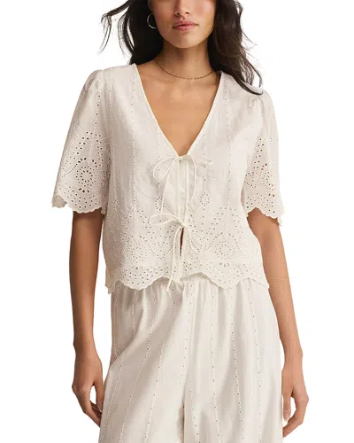 Z Supply Oceanside Top In White