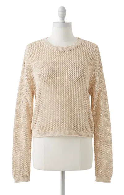 Z Supply Open Terrain Sweater In Cloud In Neutral