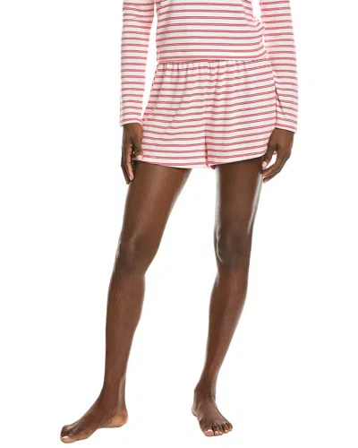 Z Supply Pajama Day Stripe Short In Pink