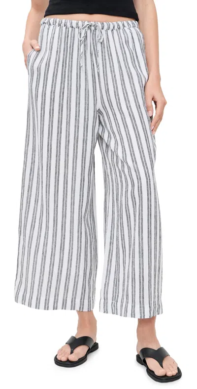 Z Supply Perfect Striped Pants White
