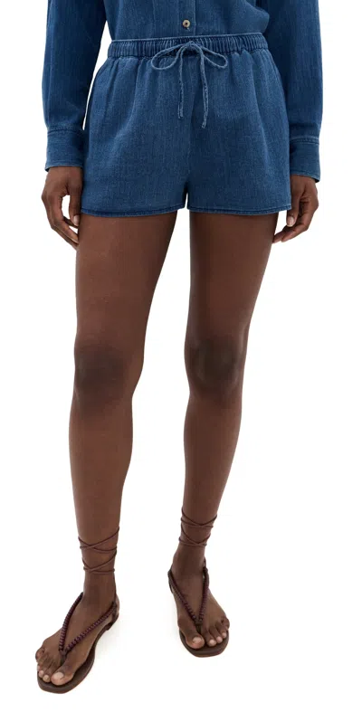 Z Supply Perfect Twill Shorts Twilight Blue