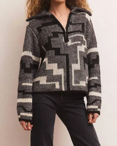 Z Supply Phoenix Pullover Sweater In Black