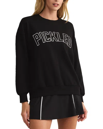 Z Supply Pickled Sweatshirt In Blue