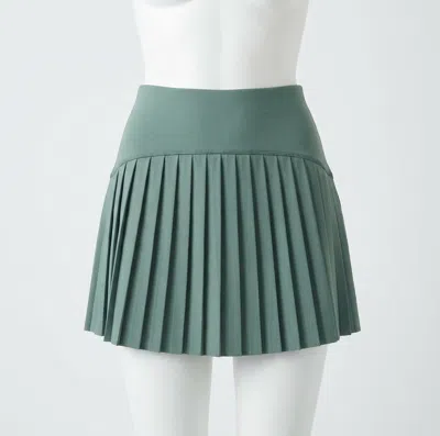 Z Supply Playing Doubles Skirt In Marine Mist In Green