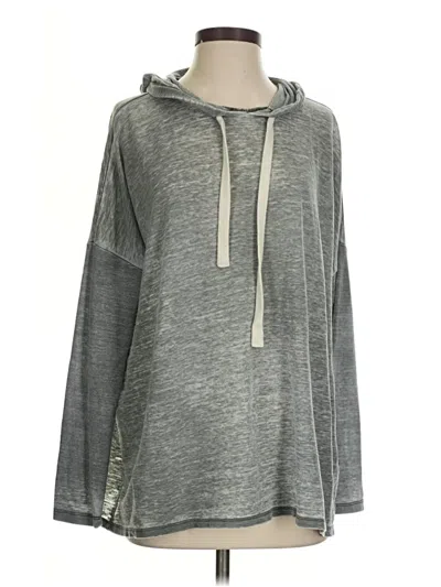 Pre-owned Z Supply Pullover Hoodie In Gray