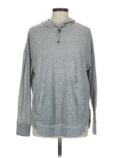 Pre-owned Z Supply Pullover Hoodie In Gray