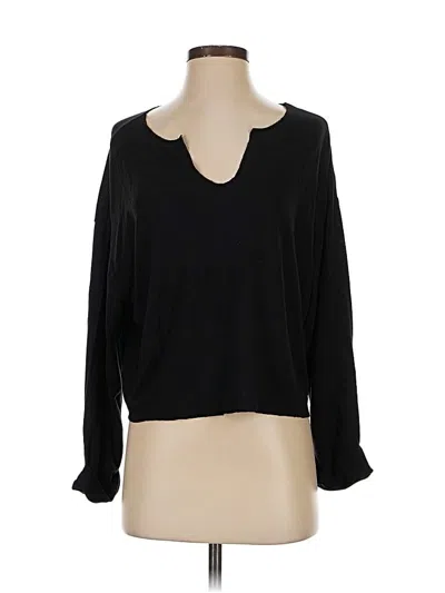 Pre-owned Z Supply Pullover Sweater In Black