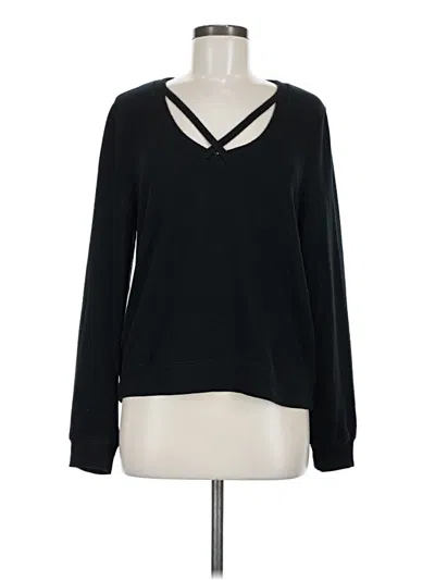 Pre-owned Z Supply Pullover Sweater In Black