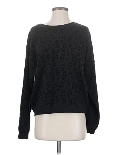 Pre-owned Z Supply Pullover Sweater In Black