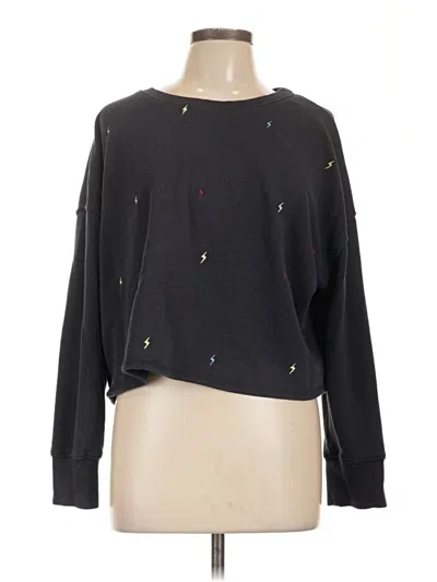 Pre-owned Z Supply Pullover Sweater In Black
