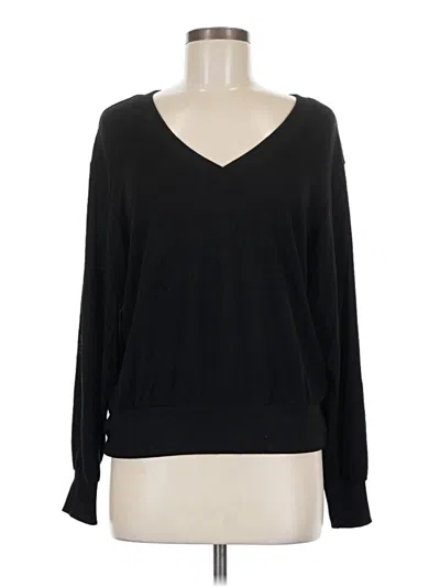 Pre-owned Z Supply Pullover Sweater In Black