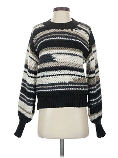 Pre-owned Z Supply Pullover Sweater In Black
