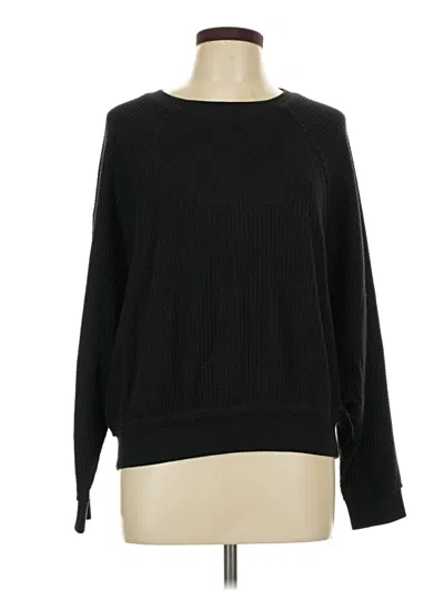 Pre-owned Z Supply Pullover Sweater In Black