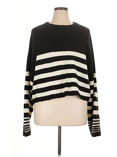 Pre-owned Z Supply Pullover Sweater In Black