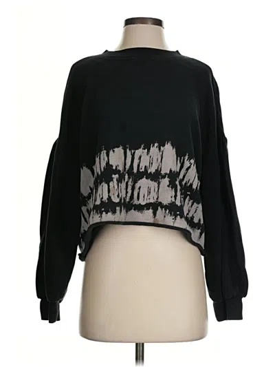 Pre-owned Z Supply Pullover Sweater In Black