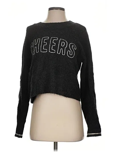 Pre-owned Z Supply Pullover Sweater In Black