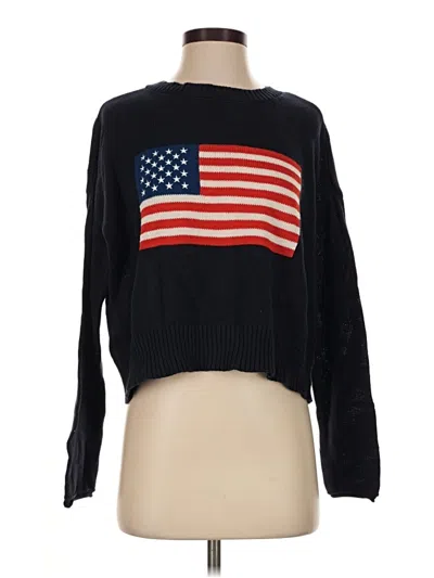 Pre-owned Z Supply Pullover Sweater In Black