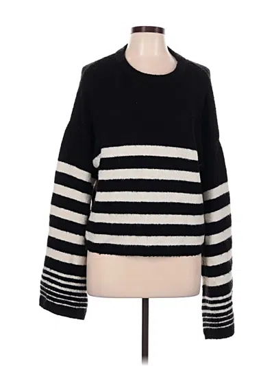 Pre-owned Z Supply Pullover Sweater In Black