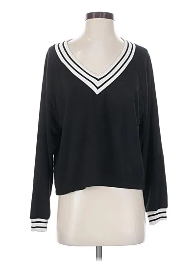 Pre-owned Z Supply Pullover Sweater In Black