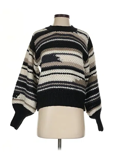 Pre-owned Z Supply Pullover Sweater In Black