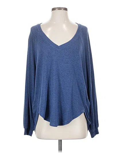 Pre-owned Z Supply Pullover Sweater In Blue