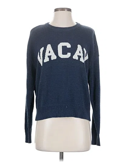 Pre-owned Z Supply Pullover Sweater In Blue