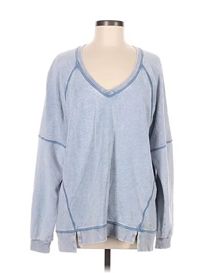 Pre-owned Z Supply Pullover Sweater In Blue