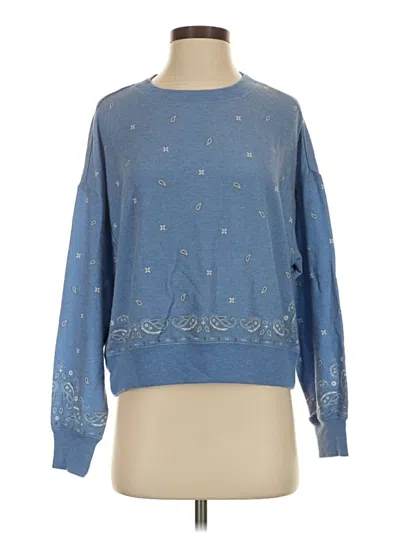 Pre-owned Z Supply Pullover Sweater In Blue