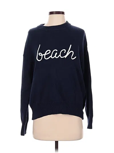 Pre-owned Z Supply Pullover Sweater In Blue