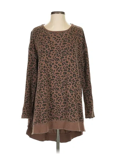 Pre-owned Z Supply Pullover Sweater In Brown