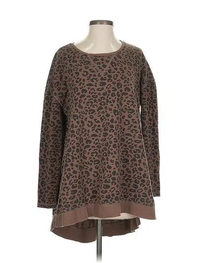 Pre-owned Z Supply Pullover Sweater In Brown