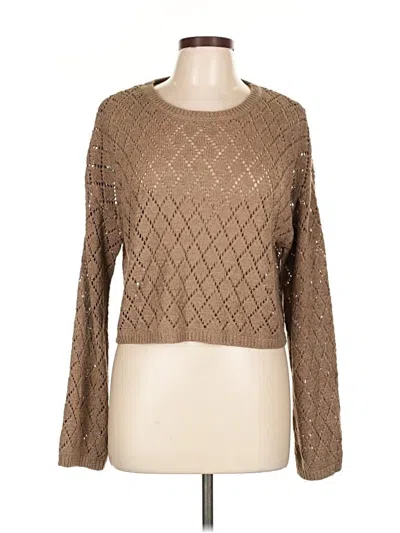 Pre-owned Z Supply Pullover Sweater In Brown