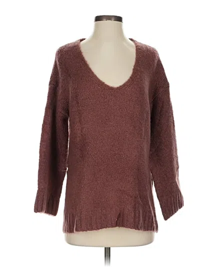 Pre-owned Z Supply Pullover Sweater In Brown